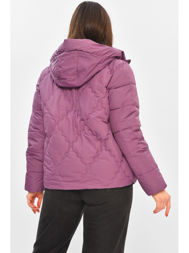 Куртка жіноча демісезонна фіолетового кольору 8032 208527C