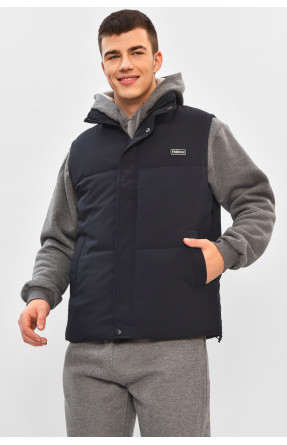 Жилетка мужская демисезонная черного цвета b-1 208530C