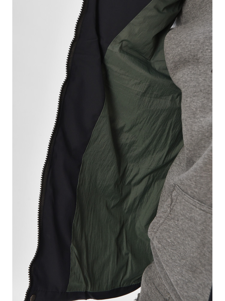 Жилетка мужская демисезонная черного цвета b-1 208530C