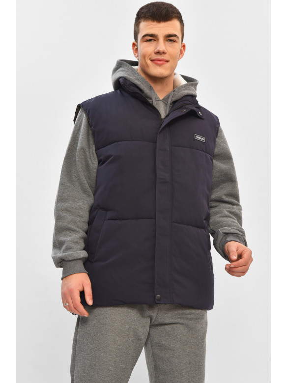 Жилетка мужская демисезонная синего цвета b-1 208531C