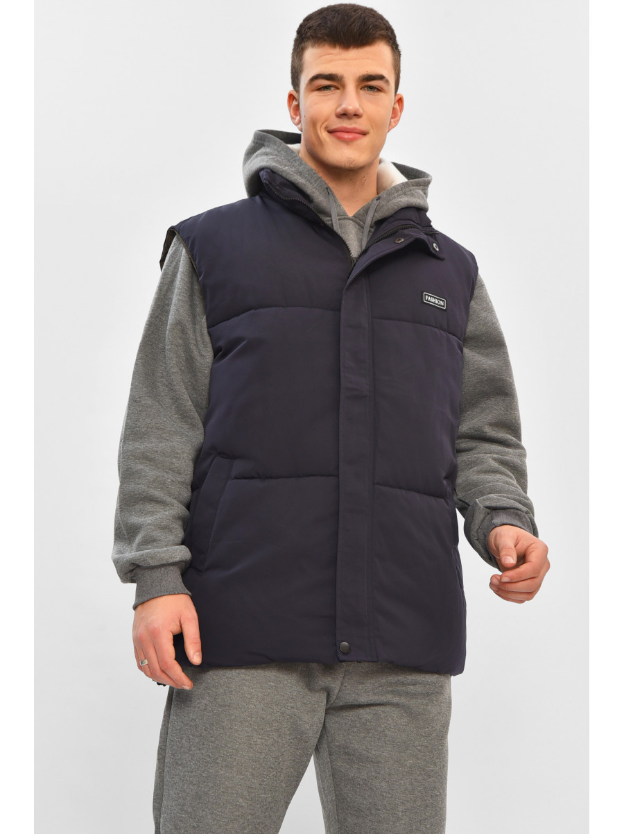 Жилетка мужская демисезонная синего цвета b-1 208531C