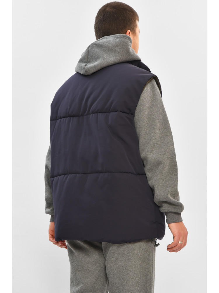 Жилетка мужская демисезонная синего цвета b-1 208531C