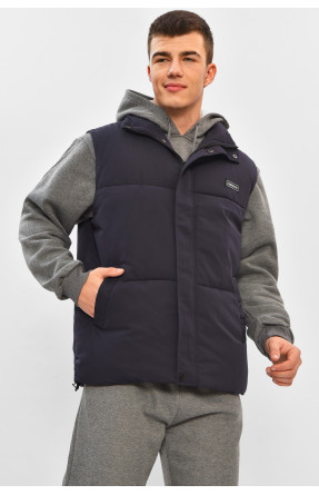 Жилетка мужская демисезонная синего цвета b-1 208532C