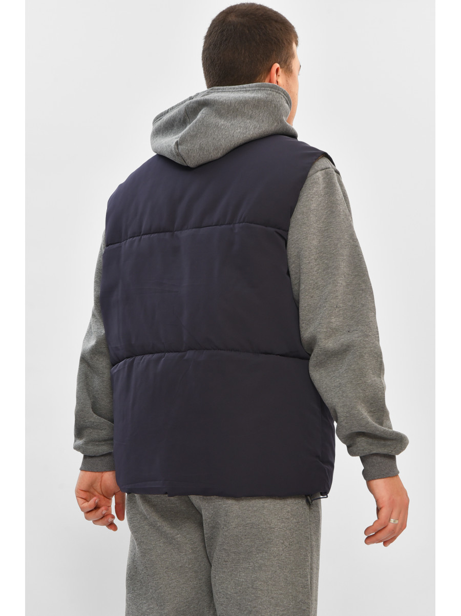 Жилетка мужская демисезонная синего цвета b-1 208532C
