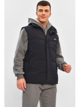 Жилетка мужская демисезонная тёмно-синего цвета b-1 208533C