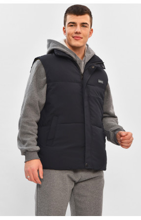 Жилетка мужская демисезонная тёмно-синего цвета b-1 208533C