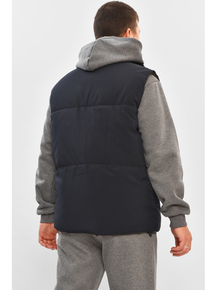 Жилетка мужская демисезонная тёмно-синего цвета b-1 208533C