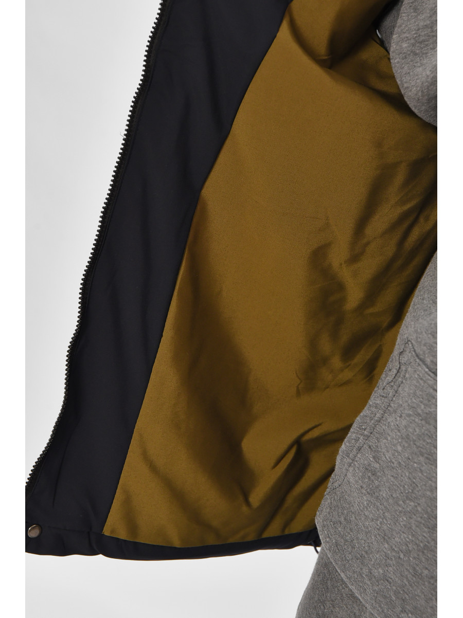 Жилетка мужская демисезонная тёмно-синего цвета b-1 208533C