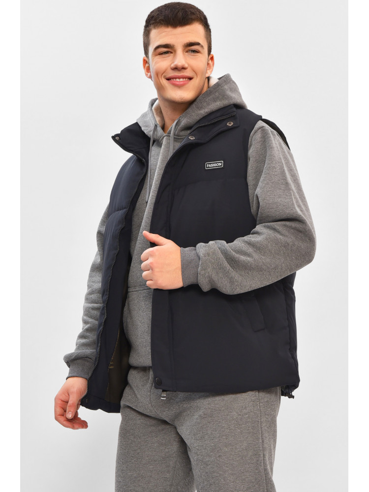 Жилетка мужская демисезонная тёмно-синего цвета b-1 208534C