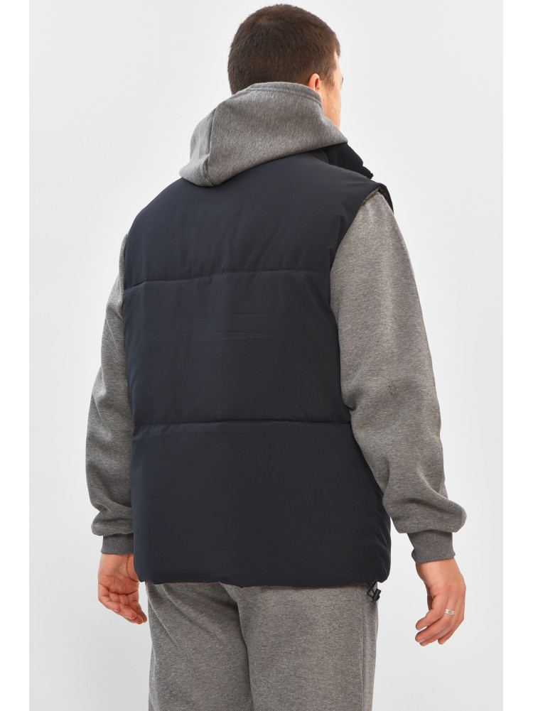 Жилетка мужская демисезонная тёмно-синего цвета b-1 208534C