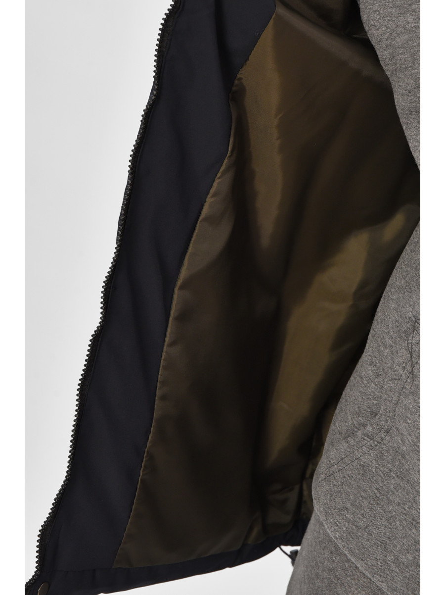 Жилетка мужская демисезонная тёмно-синего цвета b-1 208534C