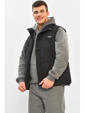 Жилетка чоловіча демісезонна чорного кольору b-1 208541C