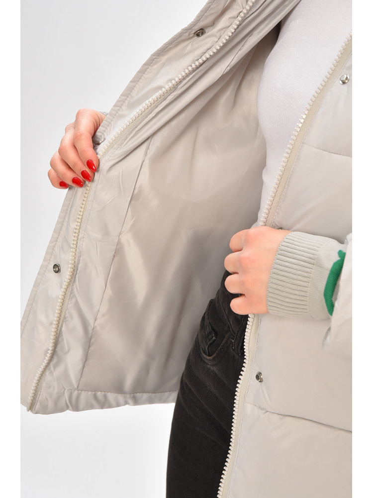 Куртка жіноча демісезонна м'ятного кольору 1108 208544C