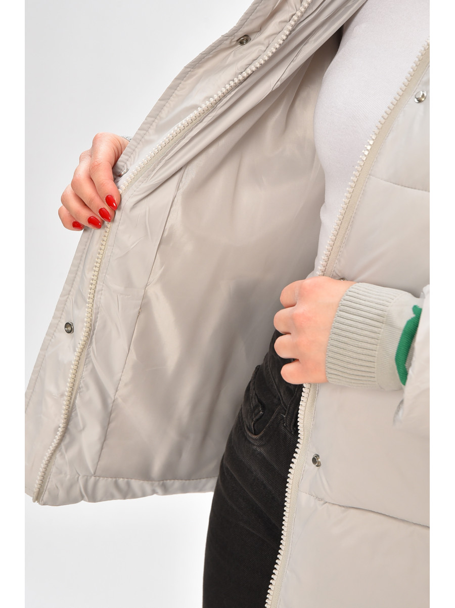 Куртка жіноча демісезонна м'ятного кольору 1108 208544C