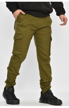 Джинсы мужские однотонные цвета хаки RT8080 208552C