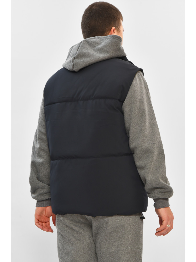 Жилетка мужская демисезонная тёмно-синего цвета b-1 208553C