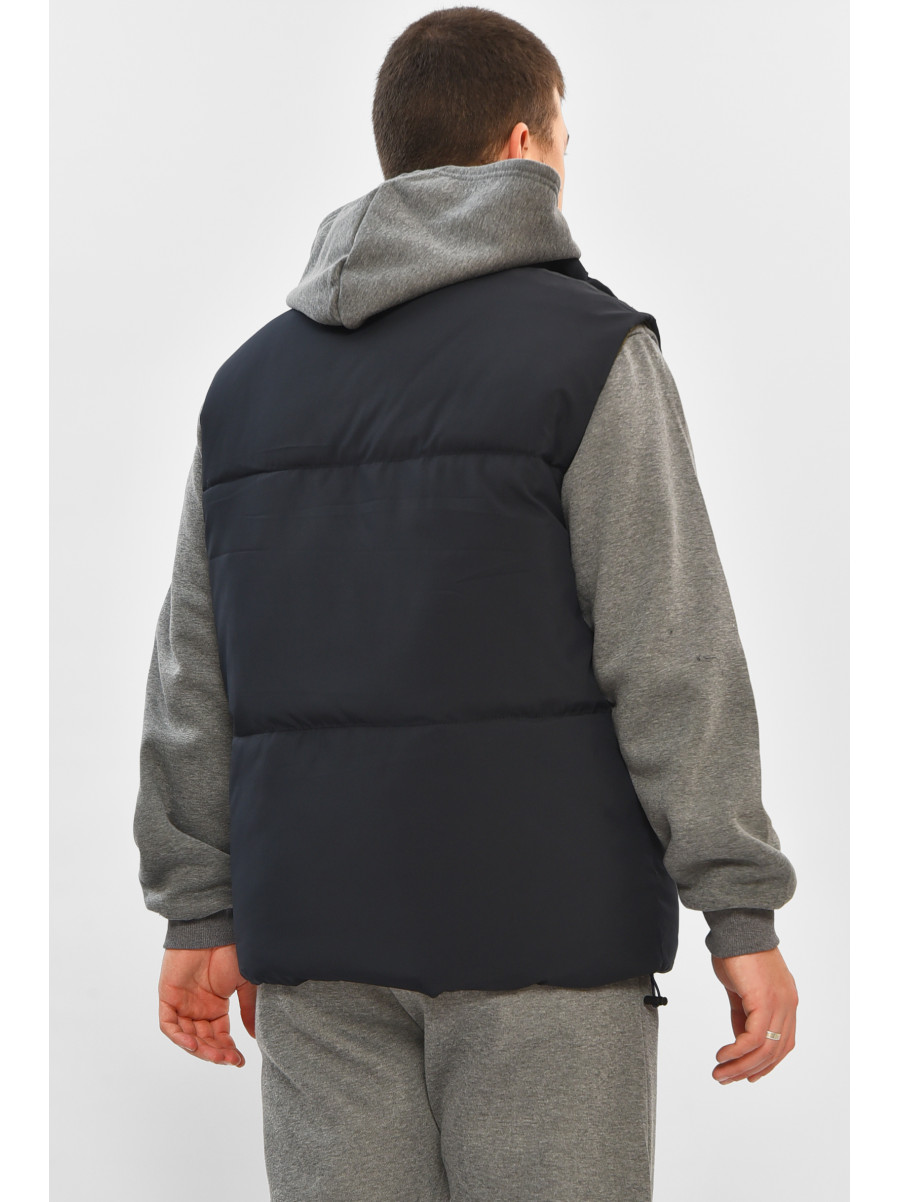 Жилетка мужская демисезонная тёмно-синего цвета b-1 208553C