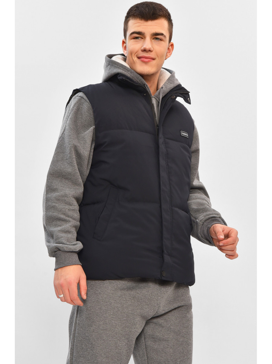 Жилетка мужская демисезонная тёмно-синего цвета b-1 208554C