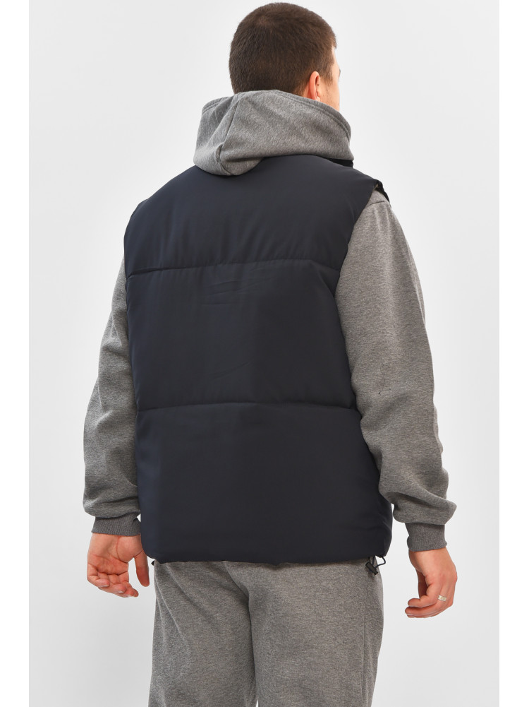 Жилетка мужская демисезонная тёмно-синего цвета b-1 208554C