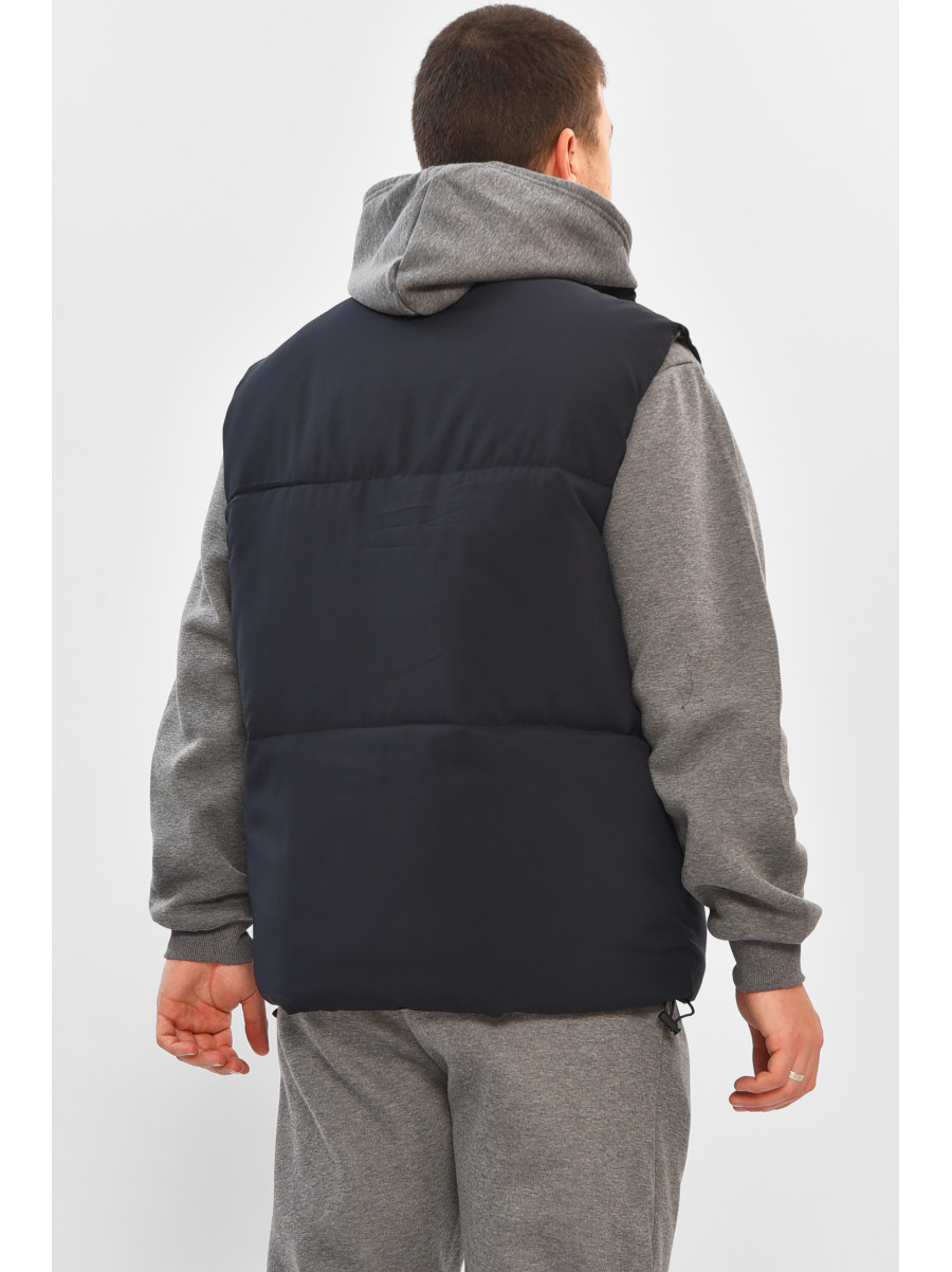 Жилетка мужская демисезонная тёмно-синего цвета b-1 208554C