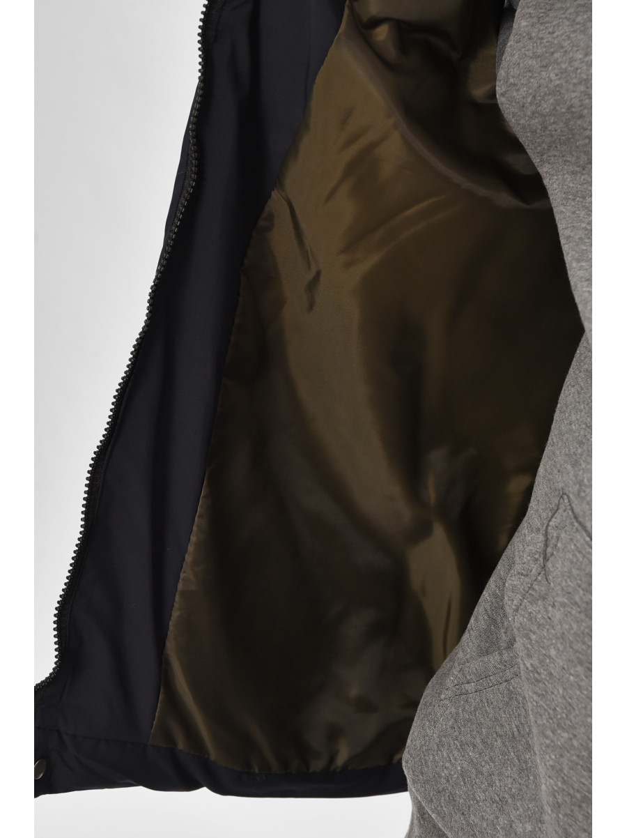 Жилетка мужская демисезонная тёмно-синего цвета b-1 208554C