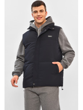 Жилетка чоловіча демісезонна темно-синього кольору b-1 208556C
