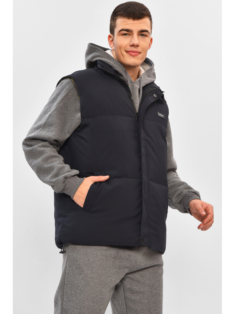 Жилетка мужская демисезонная тёмно-синего цвета b-1 208556C