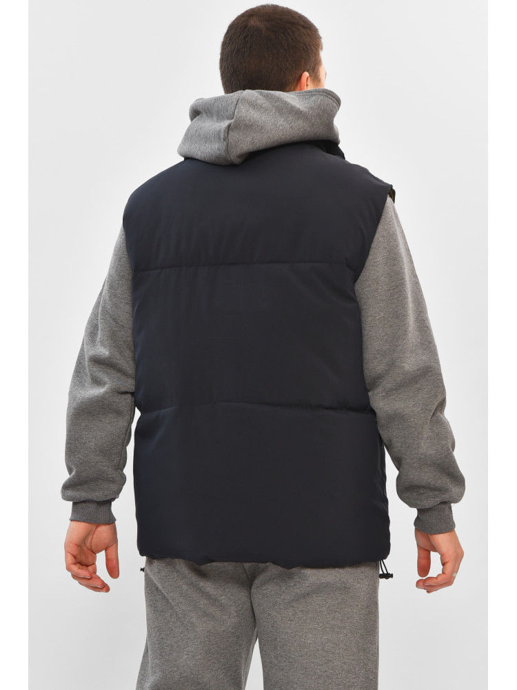 Жилетка мужская демисезонная тёмно-синего цвета b-1 208556C