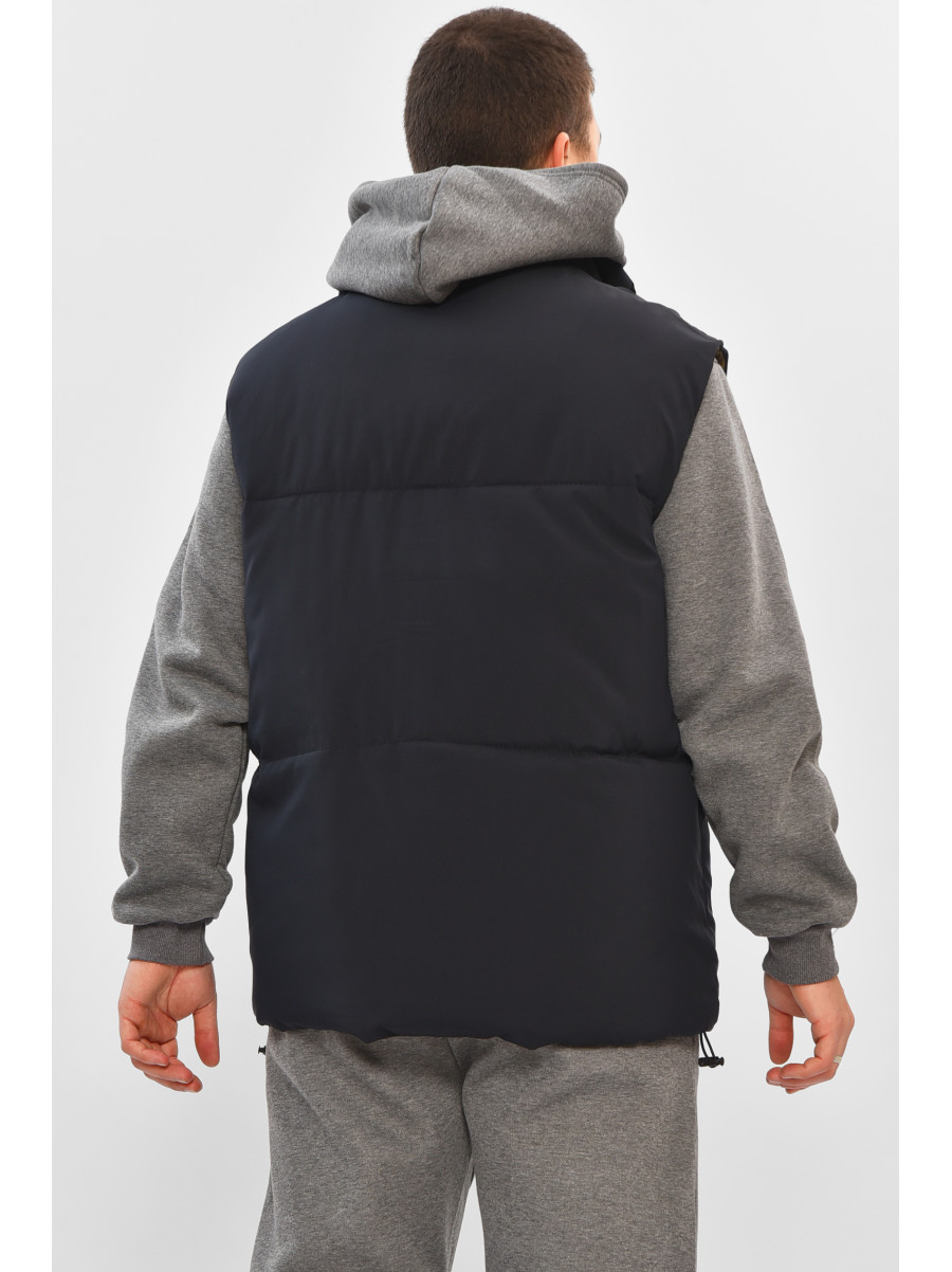 Жилетка мужская демисезонная тёмно-синего цвета b-1 208556C