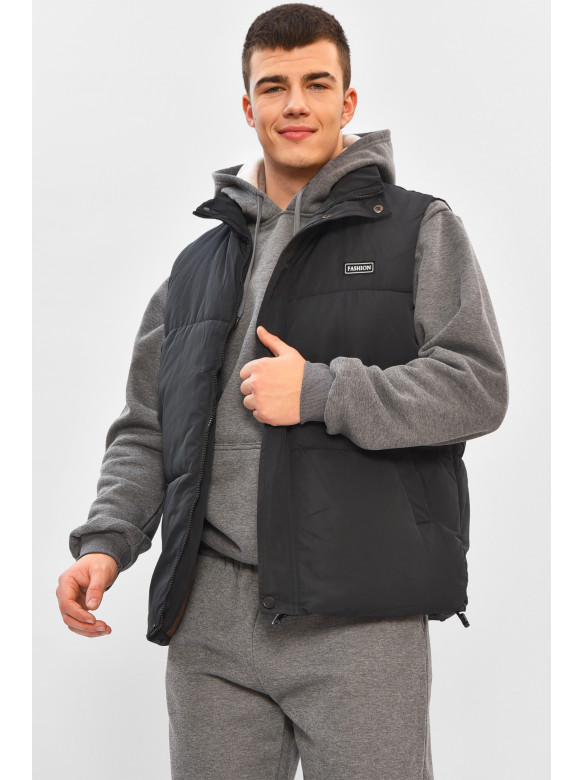 Жилетка мужская демисезонная синего цвета b-1 208557C