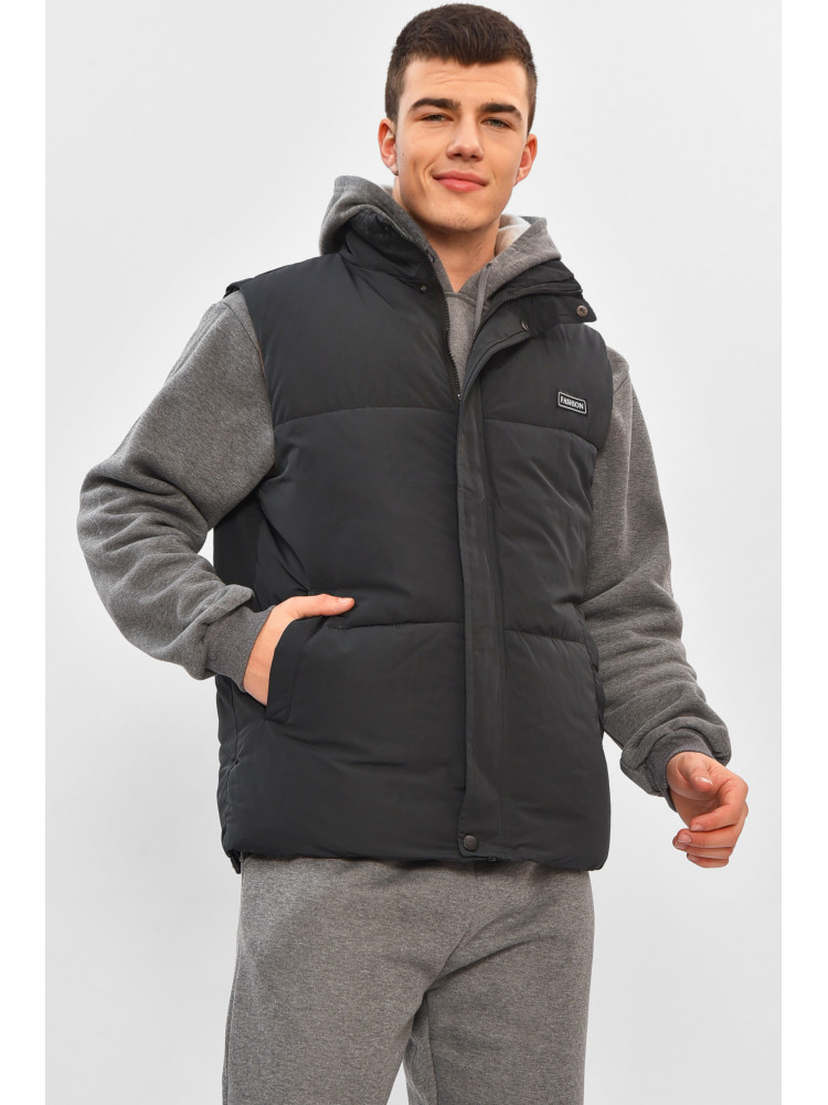 Жилетка мужская демисезонная синего цвета b-1 208557C