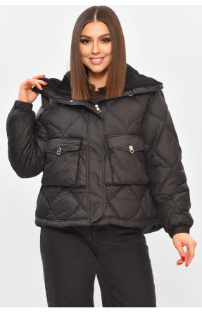 Куртка жіноча демісезонна чорного кольору 811 208561C
