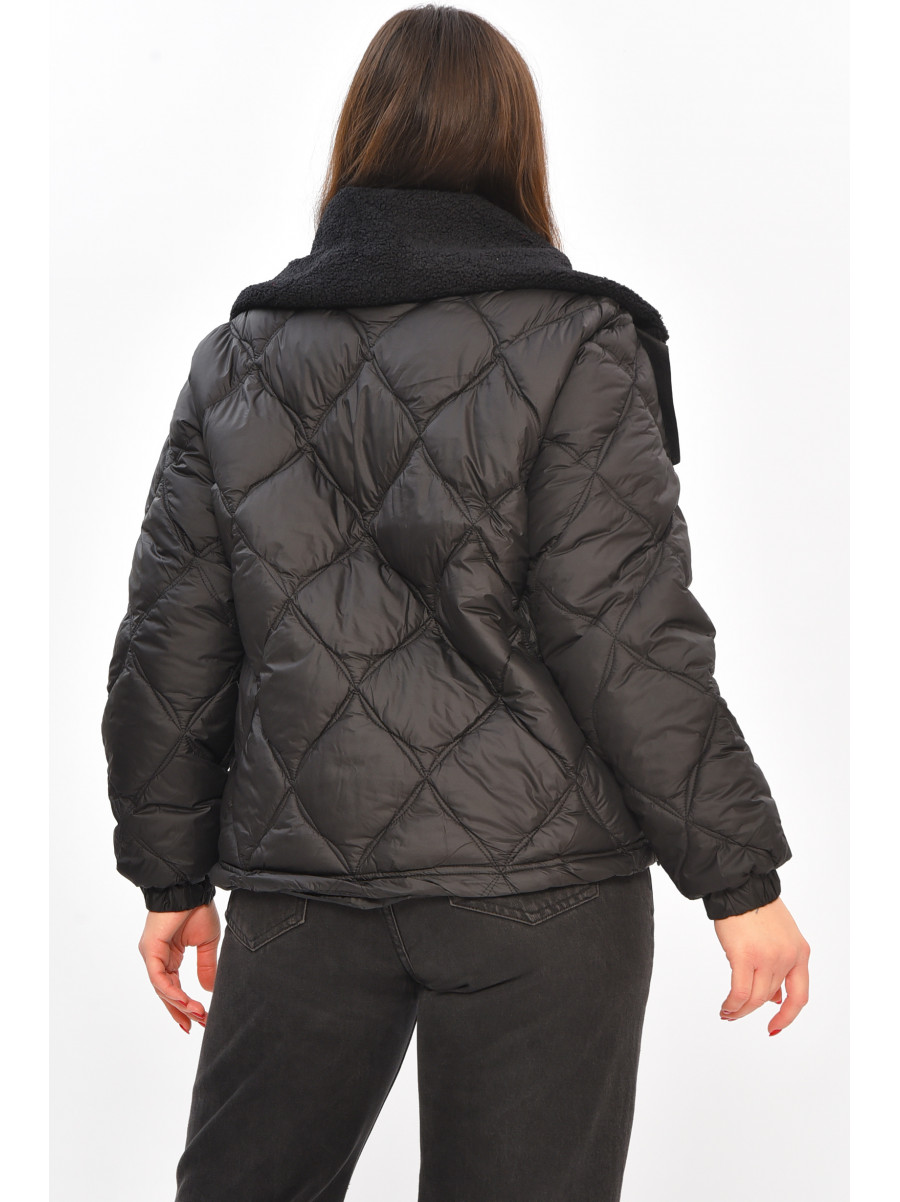 Куртка жіноча демісезонна чорного кольору 811 208561C