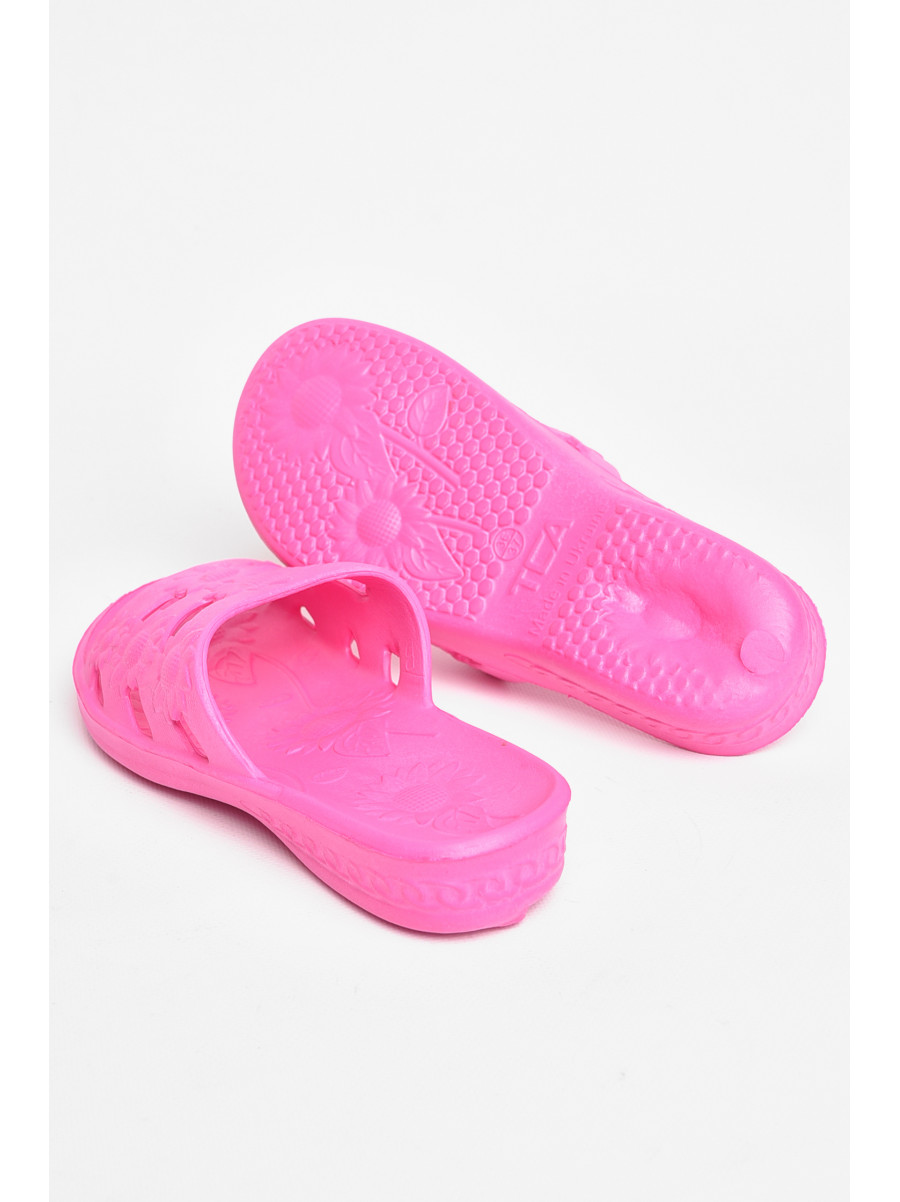 Шлепанцы пена женские розового цвета дегтяренко 208564C