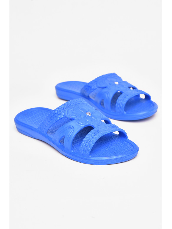 Шлепанцы пена женские синего цвета дегтяренко 208566C