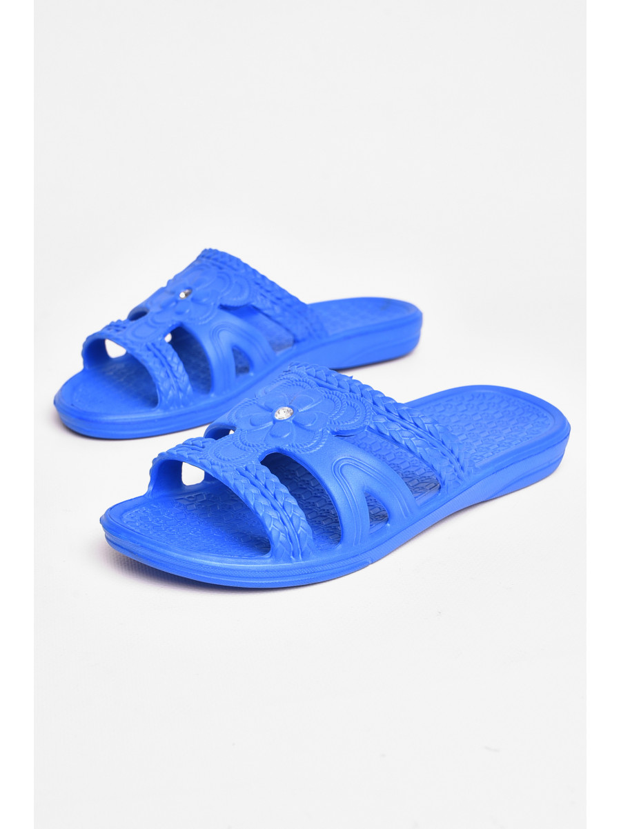 Шлепанцы пена женские синего цвета дегтяренко 208566C