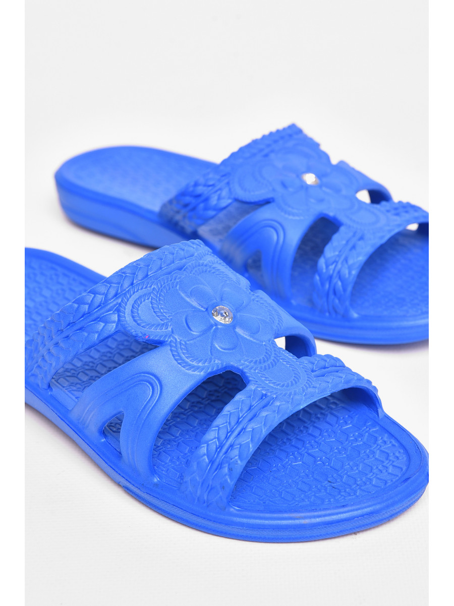 Шлепанцы пена женские синего цвета дегтяренко 208566C