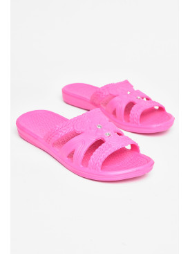 Шлепанцы пена женские розового цвета дегтяренко 208568C