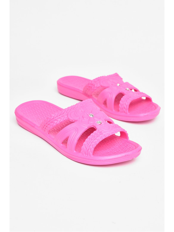 Шлепанцы пена женские розового цвета дегтяренко 208568C