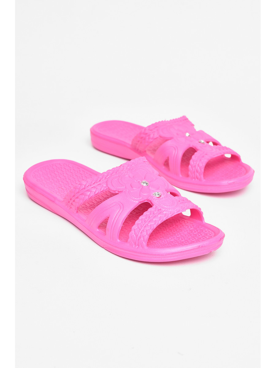 Шлепанцы пена женские розового цвета дегтяренко 208568C