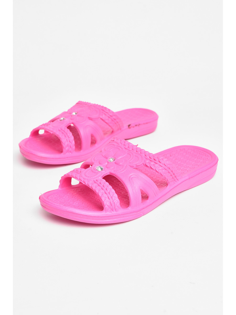 Шлепанцы пена женские розового цвета дегтяренко 208568C