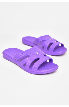 Шлепанцы пена женские фиолетового цвета дегтяренко 208569C