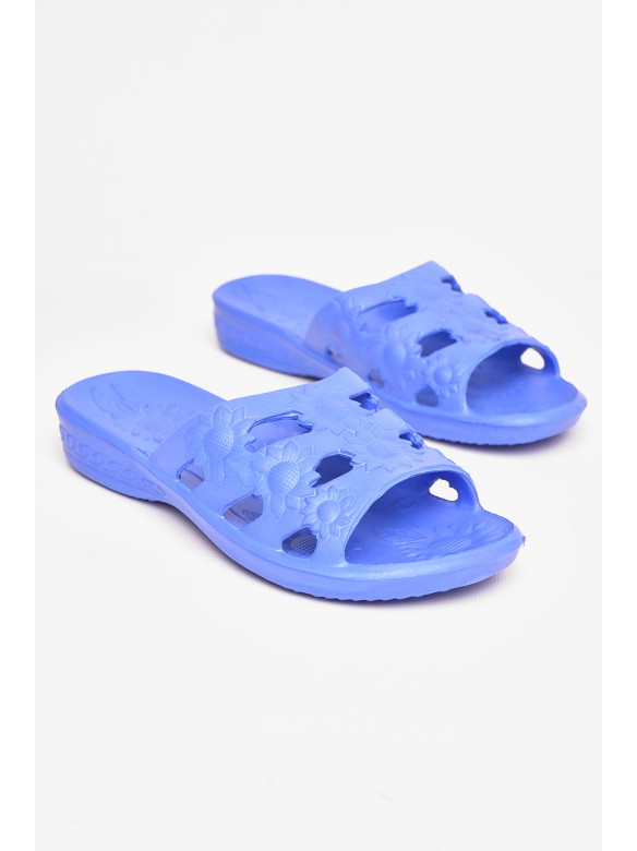 Шлепанцы пена женские синего цвета дегтяренко 208570C