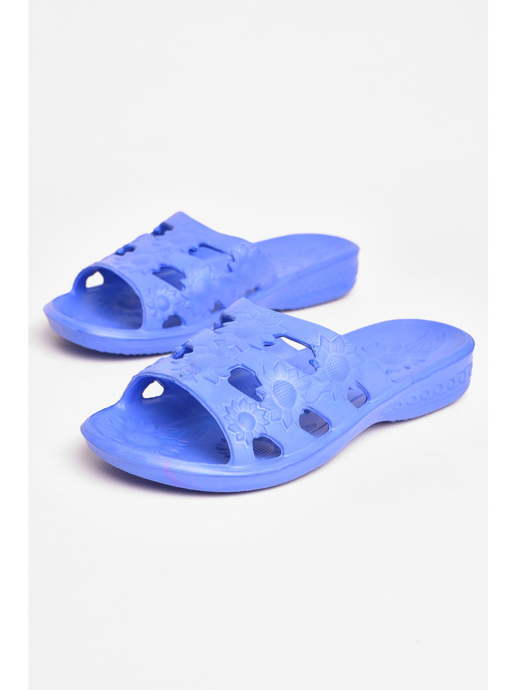 Шлепанцы пена женские синего цвета дегтяренко 208570C