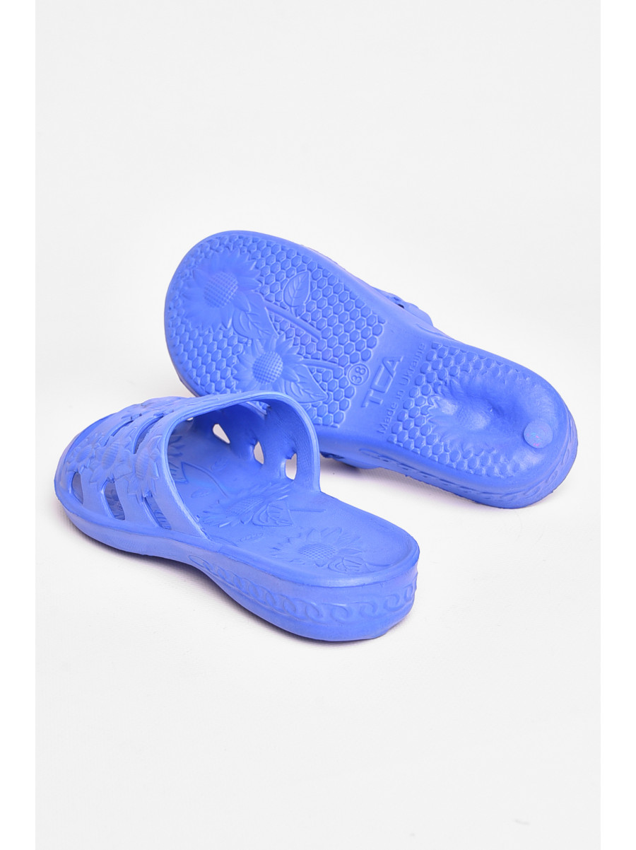 Шлепанцы пена женские синего цвета дегтяренко 208570C