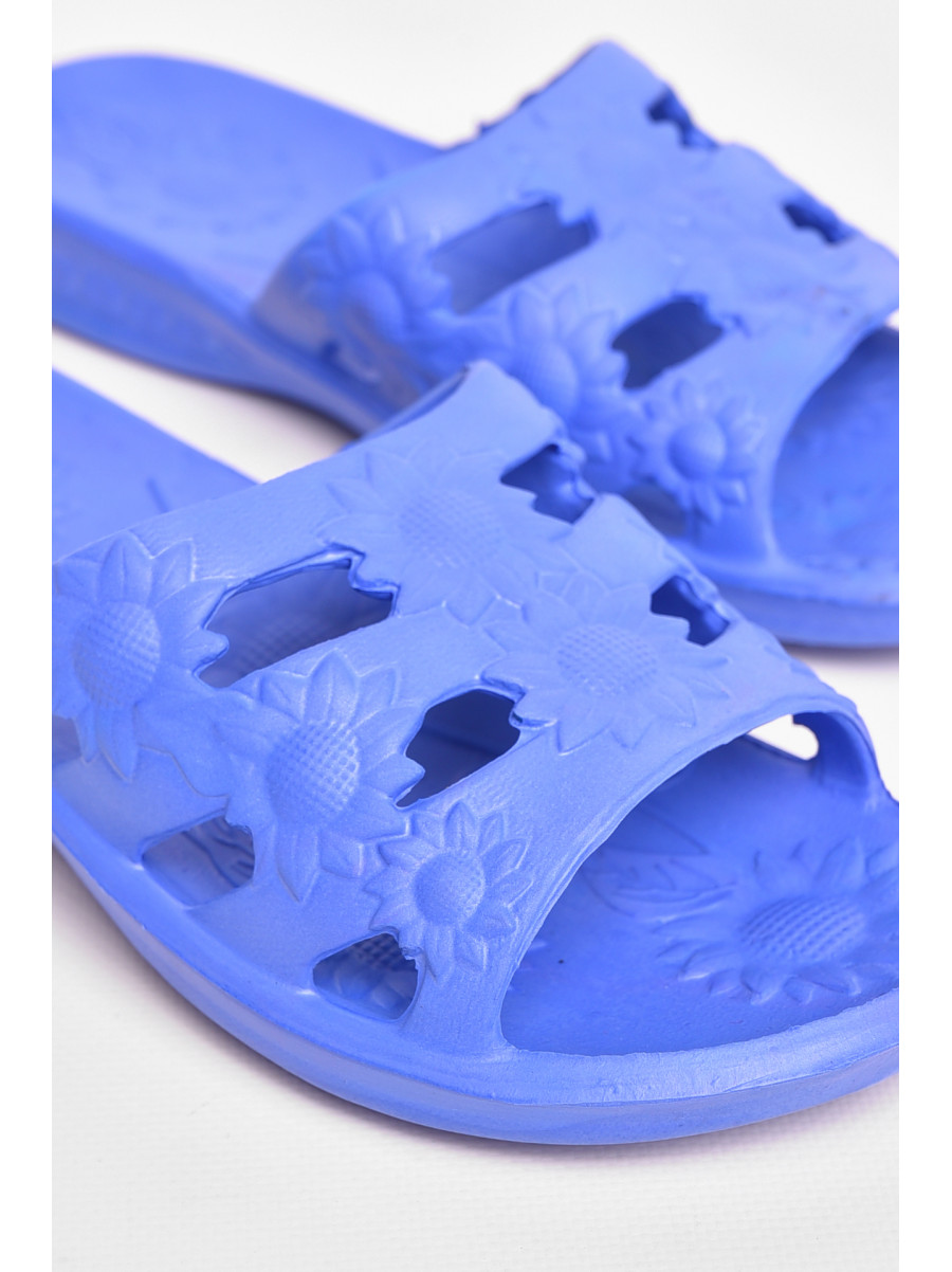Шлепанцы пена женские синего цвета дегтяренко 208570C