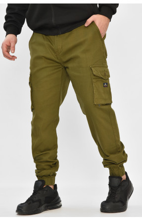 Джинсы мужские однотонные цвета хаки RT8079 208586C