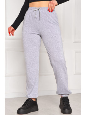 Спортивні штани жіночі однотонні сірого кольору 448 208614C