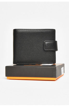 Гаманець чоловічий з екошкіри чорного кольору 209-2 208625C