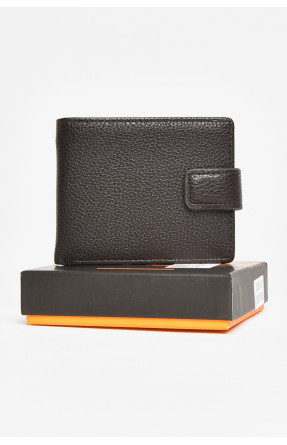 Гаманець чоловічий з екошкіри коричневого кольору 209-2 208626C